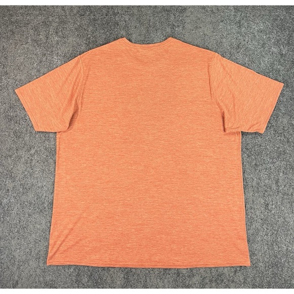 Patagonia Capilene Cool Daily Shirt Mens XL Orange Stripe Short Sleeve EUC - Picture 2 of 7